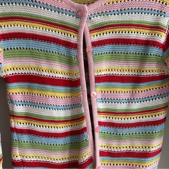 Crochet colorful cardigan (xs) - Picture 3 of 4